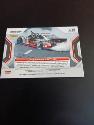 2021 Panini Prizm Burnouts Silver - Dale Earnhardt Jr. #B10. NRMT+ - Racing Card Single