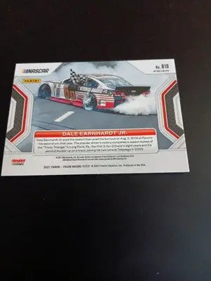 2021 Panini Prizm Burnouts Silver - Dale Earnhardt Jr. #B10. NRMT+ - Racing Card Single