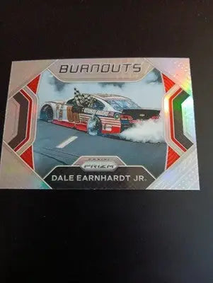2021 Panini Prizm Burnouts Silver - Dale Earnhardt Jr. #B10. NRMT+ - Racing Card Single