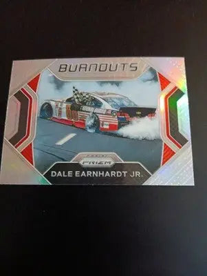 2021 Panini Prizm Burnouts Silver - Dale Earnhardt Jr. #B10. NRMT+ - Racing Card Single