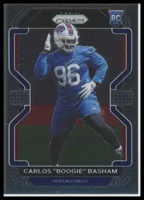 2021 Panini Prizm Carlos ’Boogie’ Basham RC Buffalo Bills 436 - Football Card Single