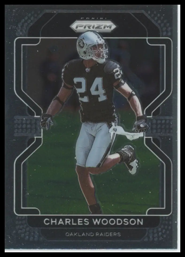 2021 Panini Prizm Charles Woodson 186 Oakland Raiders - Football Card Single
