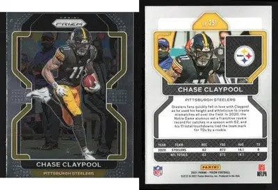 2021 Panini Prizm CHASE CLAYPOOL #251 Pittsburgh Steelers - Football Card Single