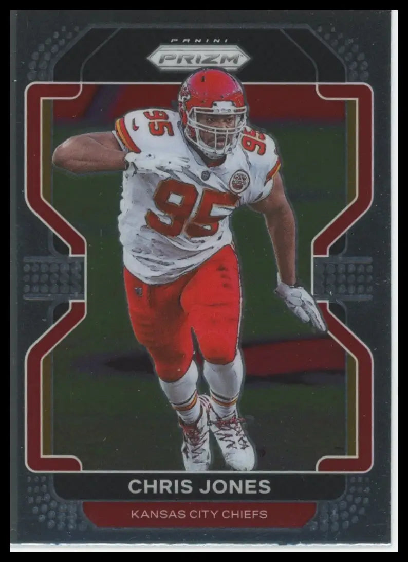2021 Panini Prizm Chris Jones 192 Kansas City Chiefs NM - Football Card Single