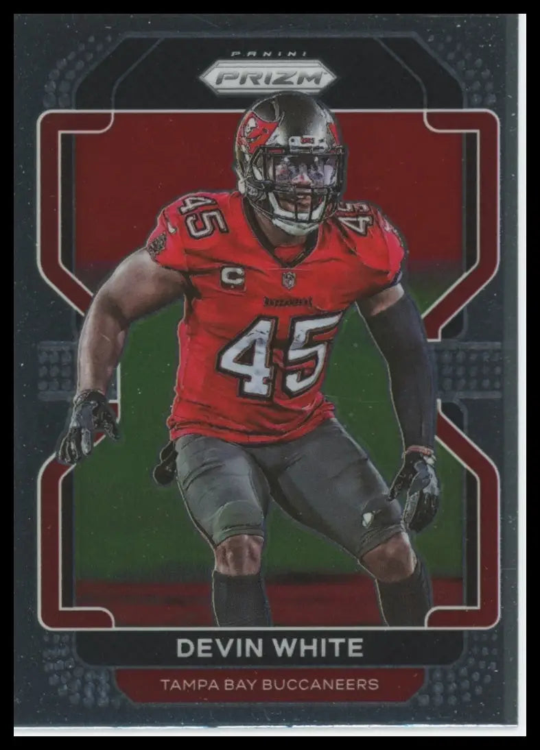 2021 Panini Prizm Devin White 296 Tampa Bay Buccaneers NM - Football Card Single