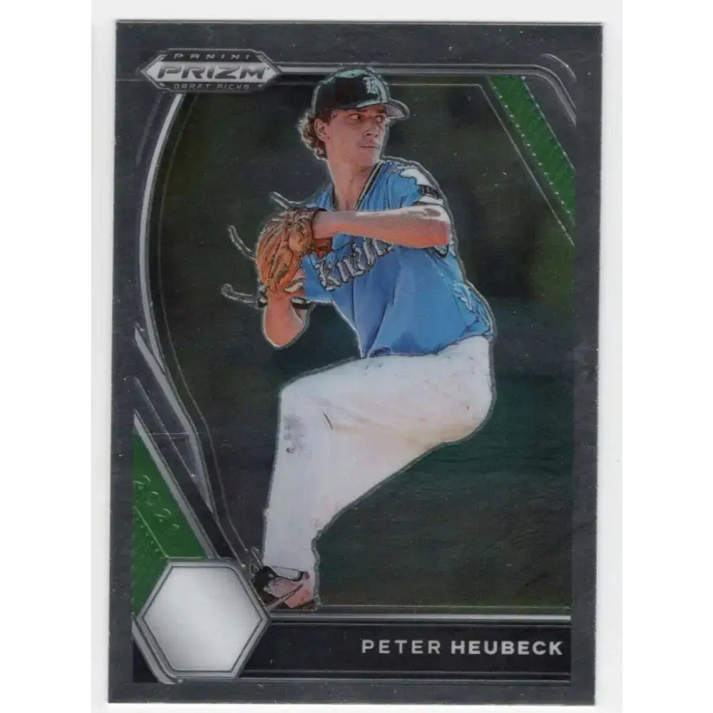 2021 Panini Prizm Draft Picks #101 Peter Heubeck NM-MT High School Baseball Card - Baseball Card Single