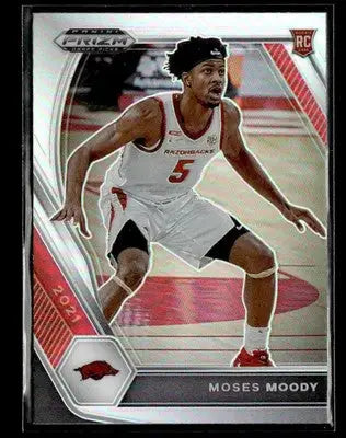 2021 Panini Prizm Draft Picks #11 Moses Moody Silver - Basketball Card Single