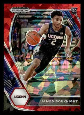 2021 Panini Prizm Draft Picks #12 James Bouknight Red Ice - Basketball Card Single