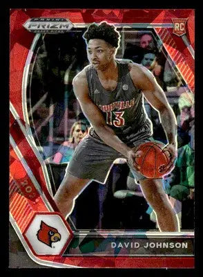 2021 Panini Prizm Draft Picks #38 David Johnson Red Ice - Football Card Single