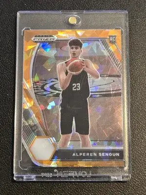 2021 Panini Prizm Draft Picks #42 Alperen Sengun Orange Ice - Basketball Card Single