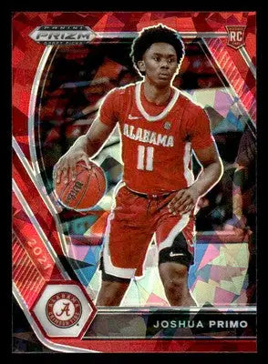 2021 Panini Prizm Draft Picks #50 Joshua Primo Red Ice - Basketball Card Single