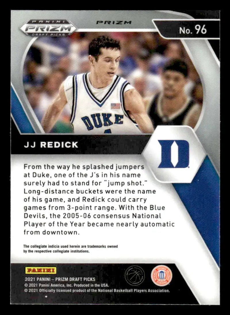 2021 Panini Prizm Draft Picks #96 JJ Redick Red Ice - Basketball Card Single