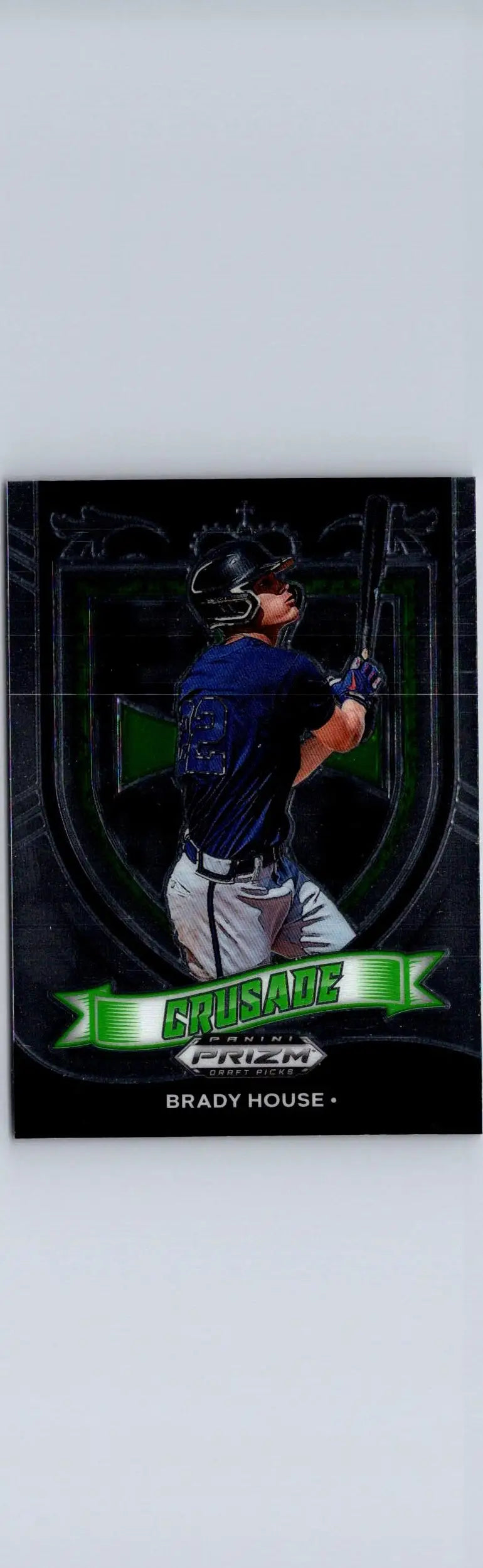 Brady House baseball card from Panini Prizm Draft Picks Crusade Silver Prizm