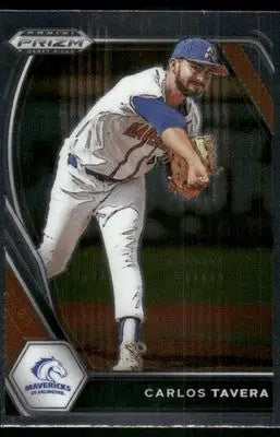 2021 Panini Prizm Draft Picks Carlos Tavera #PDP137 Baseball - Baseball Card Single