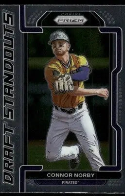 2021 Panini Prizm Draft Picks Connor Norby #DS-CN Baseball - Baseball Card Single