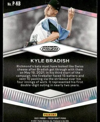 2021 Panini Prizm Draft Picks Kyle Bradish #P-KB Baseball - Baseball Card Single