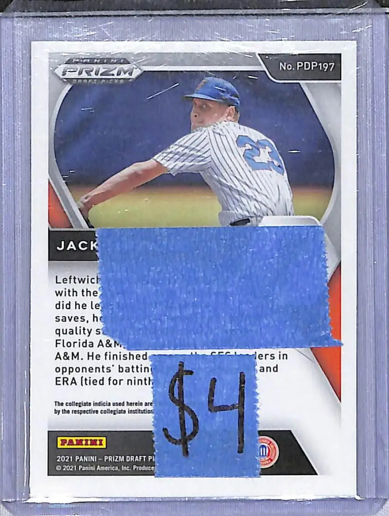 2021 Panini Prizm Draft Picks #PDP197 Jack Leftwich NM-MT