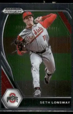 2021 Panini Prizm Draft Picks Seth Lonsway #PDP176 Baseball - Baseball Card Single