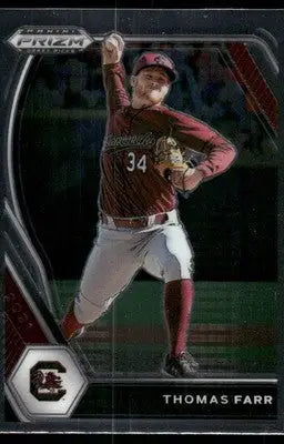 2021 Panini Prizm Draft Picks Thomas Farr #PDP150 Baseball - Baseball Card Single
