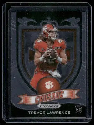 2021 Panini Prizm Draft Picks Trevor Lawrence #161 RC Football - Football Card Single