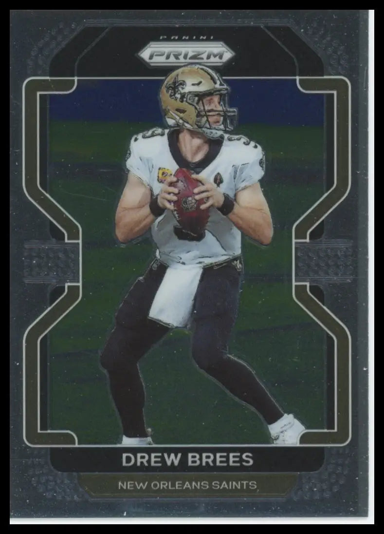 2021 Panini Prizm Drew Brees 309 New Orleans Saints NM - Football Card Single