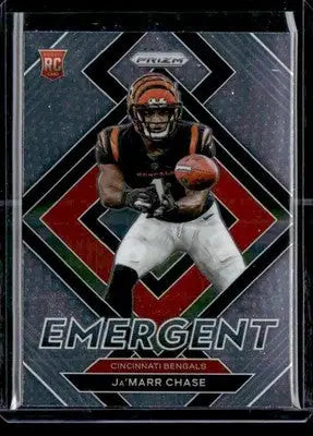 2021 Panini Prizm #E-7 Ja’Marr Chase Emergent - Football Card Single