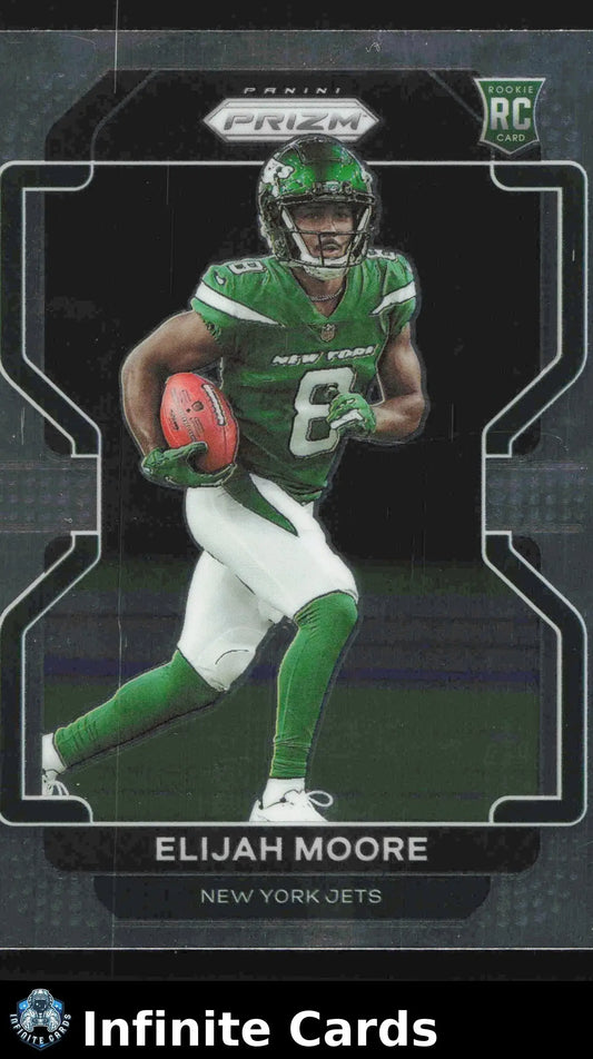 2021 Panini Prizm ELIJAH MOORE #346 New York Jets RC - Football Card Single