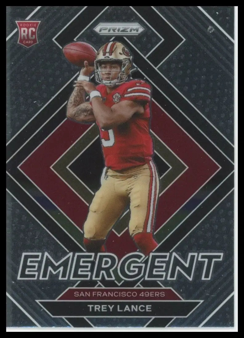 2021 Panini Prizm - Emergent Trey Lance #E-3 (RC)