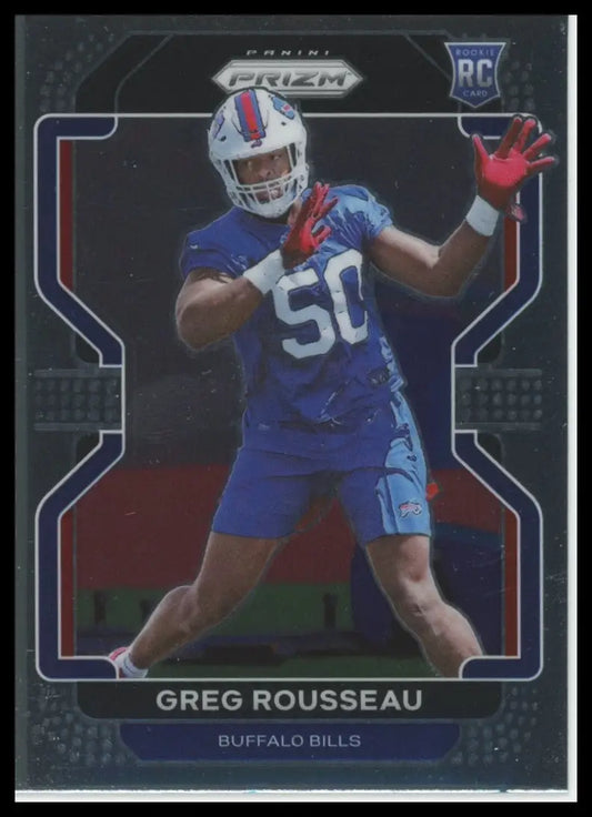 2021 Panini Prizm Greg Rousseau RC 434 Buffalo Bills - Football Card Single