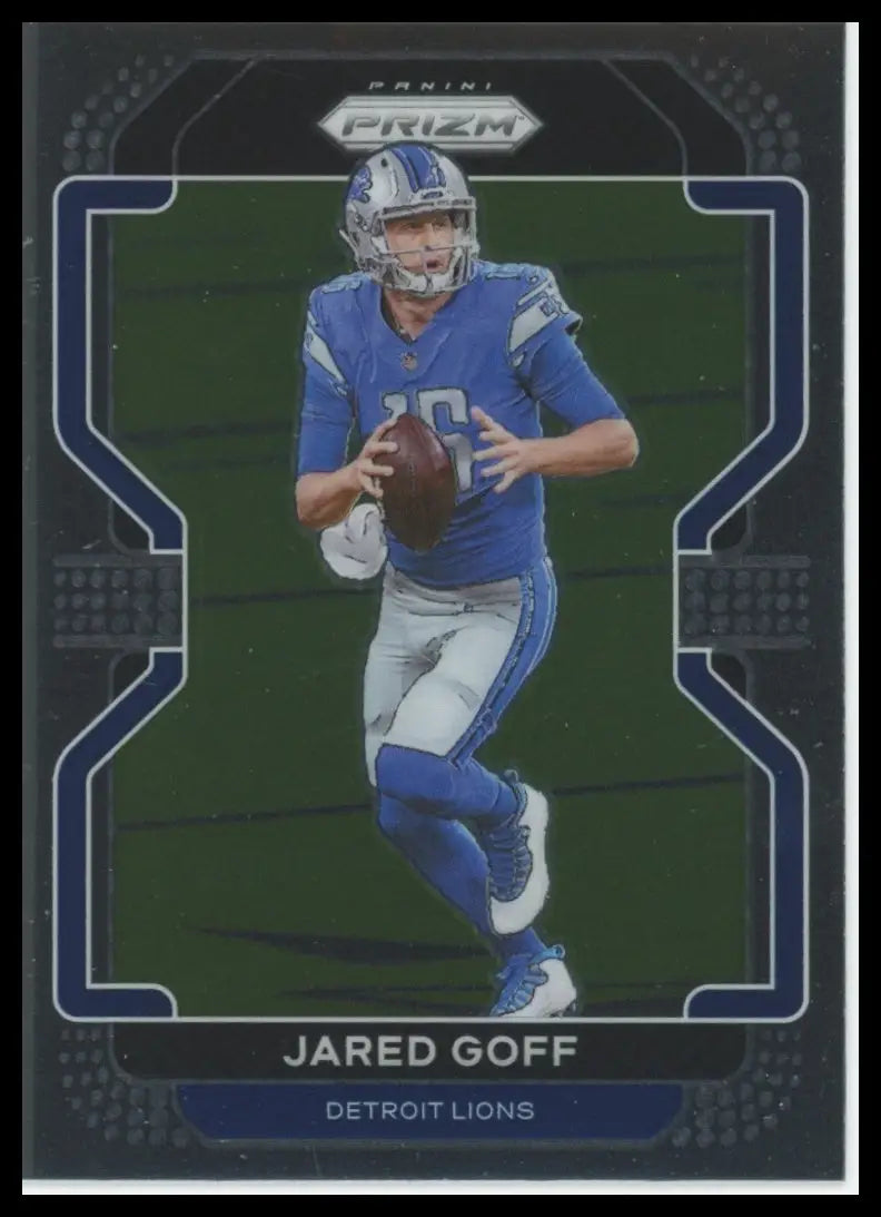 2021 Panini Prizm Jared Goff 148 Detroit Lions NM - Football Card Single