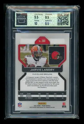 2021 Panini Prizm Jarvis Landry #260 Football Arena Club 10 - Football Card Single