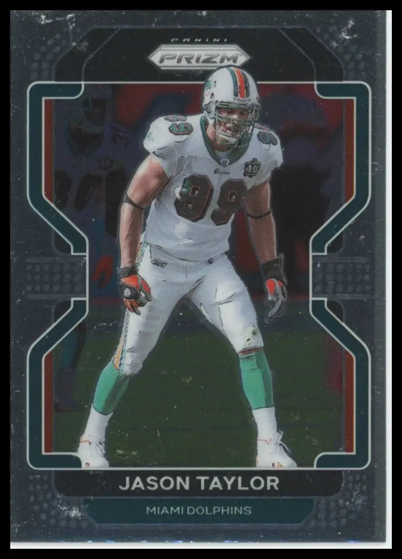2021 Panini Prizm Jason Taylor 113 Miami Dolphins - Football Card Single