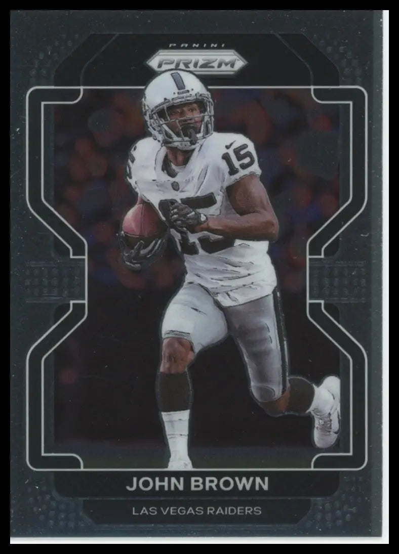 2021 Panini Prizm John Brown 177 Las Vegas Raiders - Football Card Single