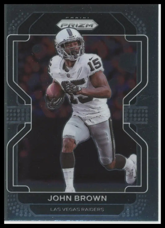 2021 Panini Prizm John Brown 177 Las Vegas Raiders - Football Card Single