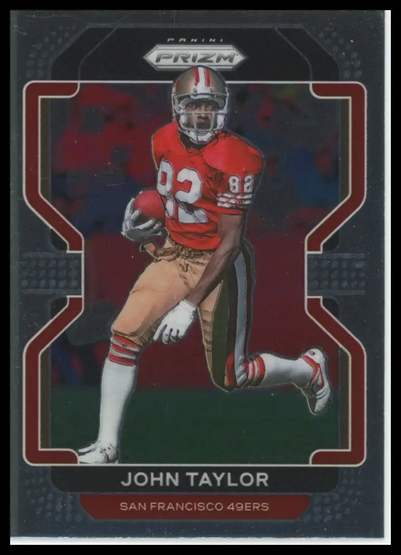 2021 Panini Prizm John Taylor 61 San Francisco 49ers NM - Football Card Single