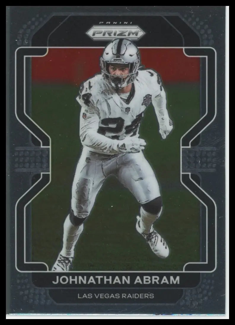 2021 Panini Prizm Johnathan Abram 182 Las Vegas Raiders NM - Football Card Single