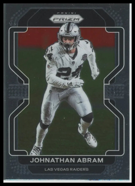 2021 Panini Prizm Johnathan Abram 182 Las Vegas Raiders NM - Football Card Single