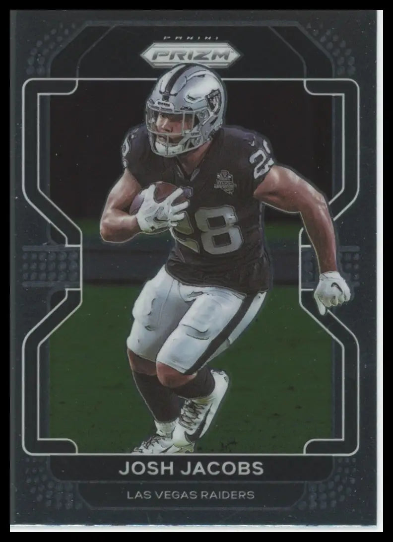 2021 Panini Prizm Josh Jacobs 180 Las Vegas Raiders NM - Football Card Single