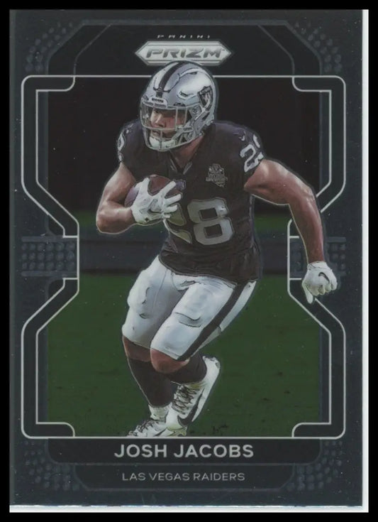 2021 Panini Prizm Josh Jacobs 180 Las Vegas Raiders NM - Football Card Single