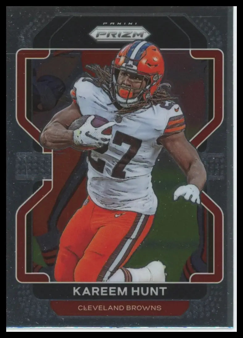 2021 Panini Prizm Kareem Hunt 265 Cleveland Browns NM - Football Card Single