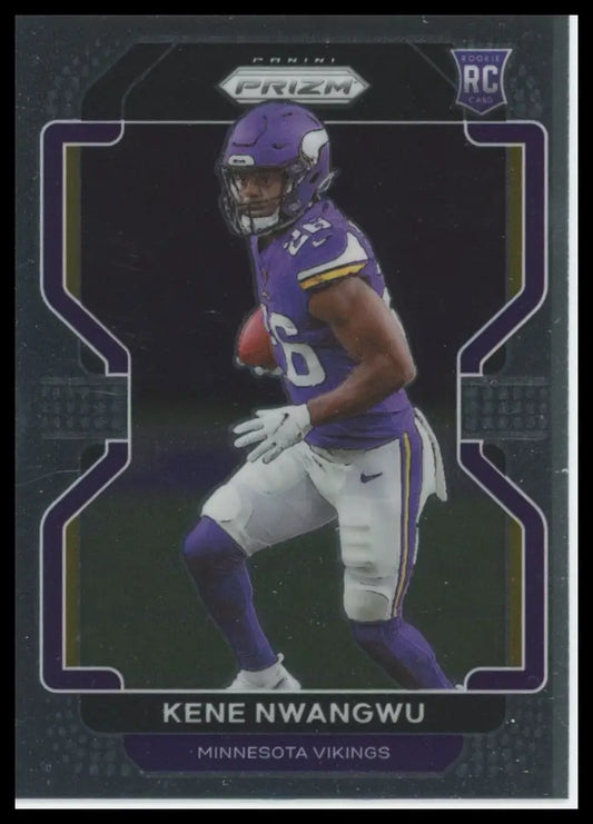 2021 Panini Prizm Kene Nwangwu RC 364 Minnesota Vikings NM - Football Card Single