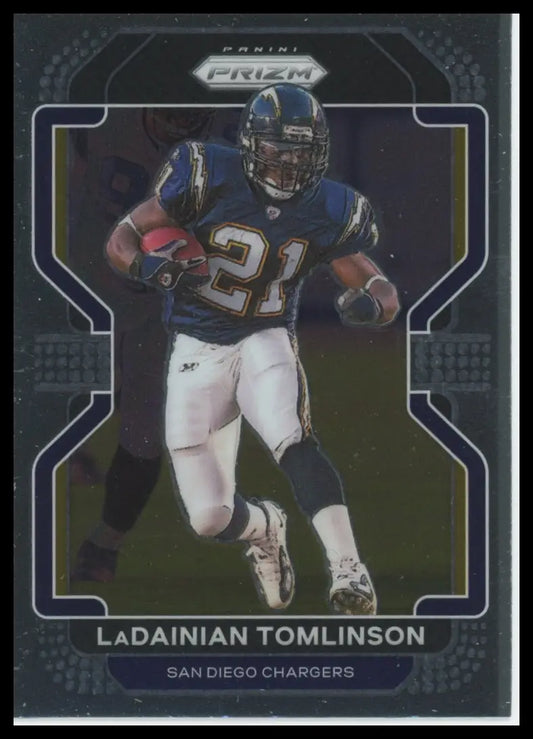 2021 Panini Prizm LaDainian Tomlinson 174 San Diego Chargers NM - Football Card Single