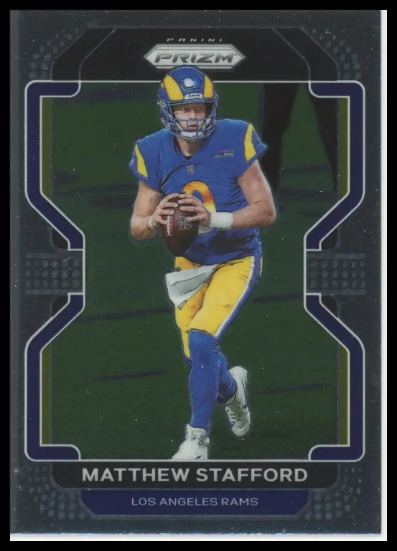 2021 Panini Prizm Matthew Stafford 67 Los Angeles Rams - Football Card Single
