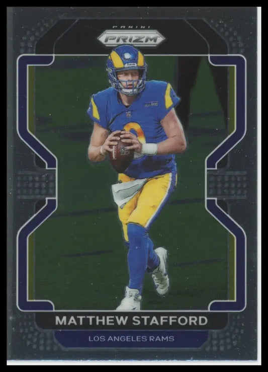 2021 Panini Prizm Matthew Stafford 67 Los Angeles Rams - Football Card Single