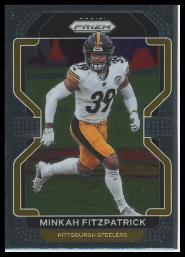2021 Panini Prizm Minkah Fitzpatrick 256 Pittsburgh Steelers NM - Football Card Single