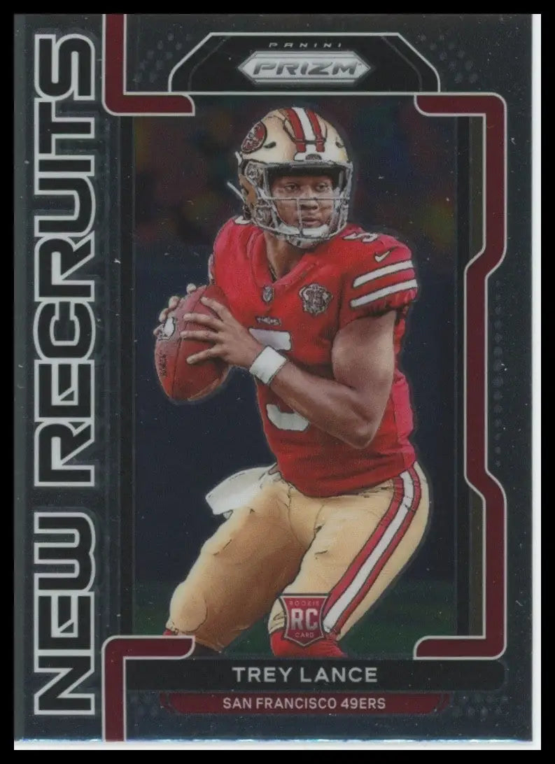 2021 Panini Prizm - New Recruits Trey Lance #NR-3 (RC) - Football Card Single