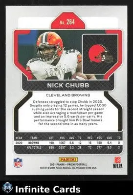 2021 Panini Prizm NICK CHUBB #264 Cleveland Browns
