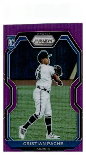 2021 Panini Prizm Pink Prizm #144 Cristian Pache NM-MT Braves ID:45239 - Baseball Card Single