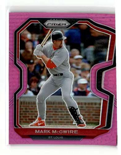 2021 Panini Prizm Pink Prizm #58 Mark McGwire NM-MT Cardinals ID:52390 - Baseball Card Single