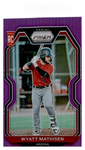 2021 Panini Prizm Pink Prizm #84 Wyatt Mathisen NM-MT Diamondbacks ID:45235 - Baseball Card Single